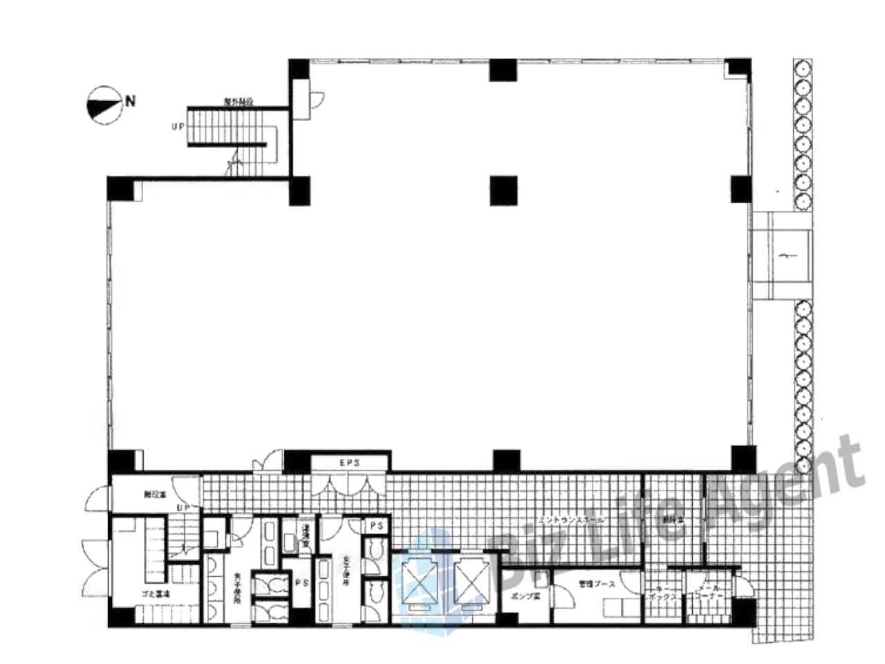 アズ品川ビルの平面図
