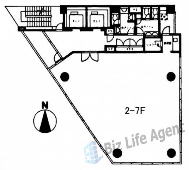 FLEZIO五反田ビルの平面図
