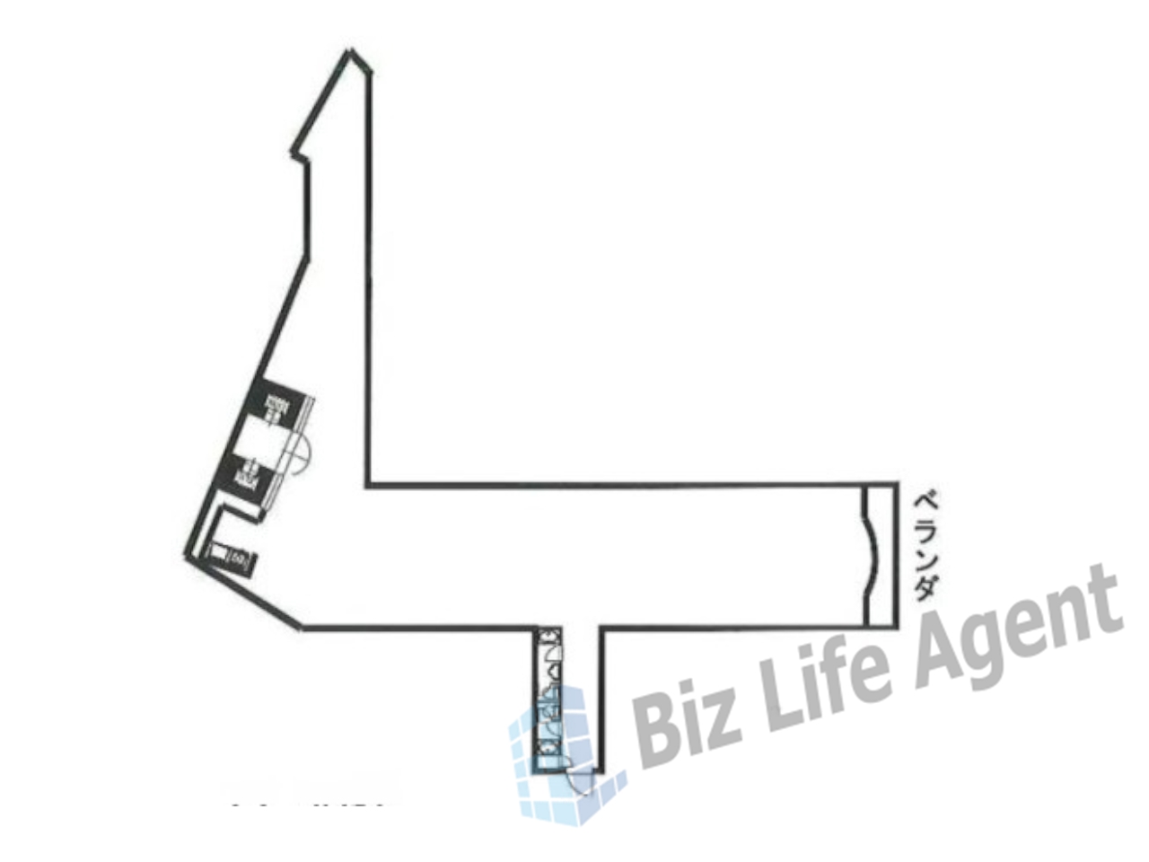 タカセセントラルビルの平面図