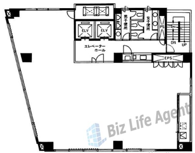 新宿高砂ビルの平面図