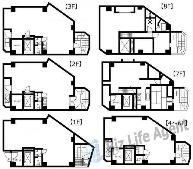ナオビルの平面図