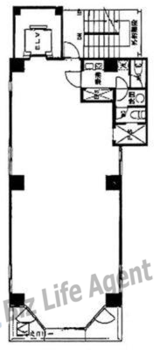 翔和須田町ビルの平面図