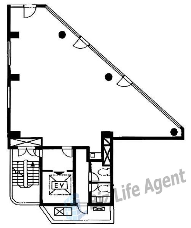 NAXビルの平面図