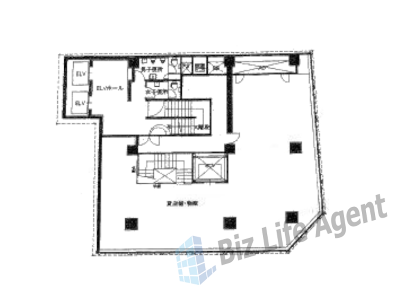DKビルの平面図