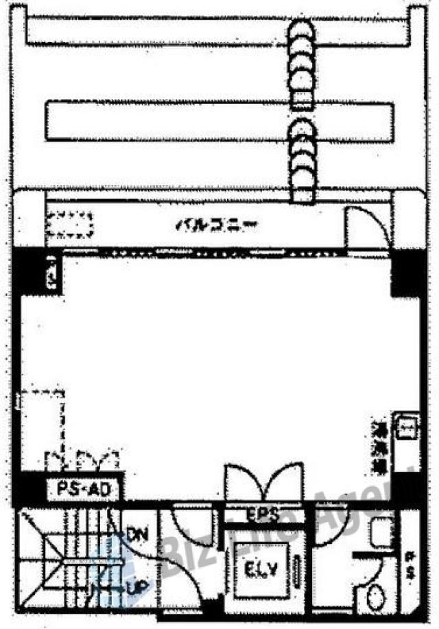 石川第2LKビルの平面図