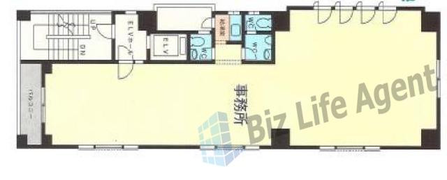 芝アビタシオンビルの平面図