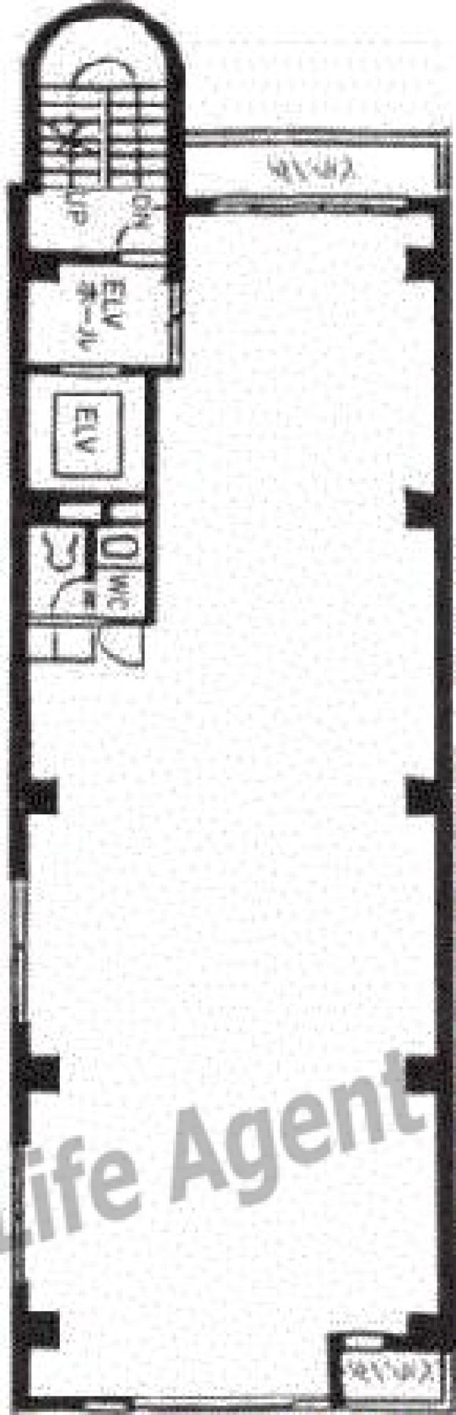 花菱ビルの平面図