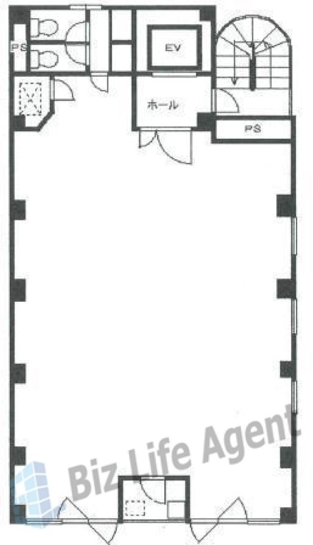 東武銀座第2ビルの平面図