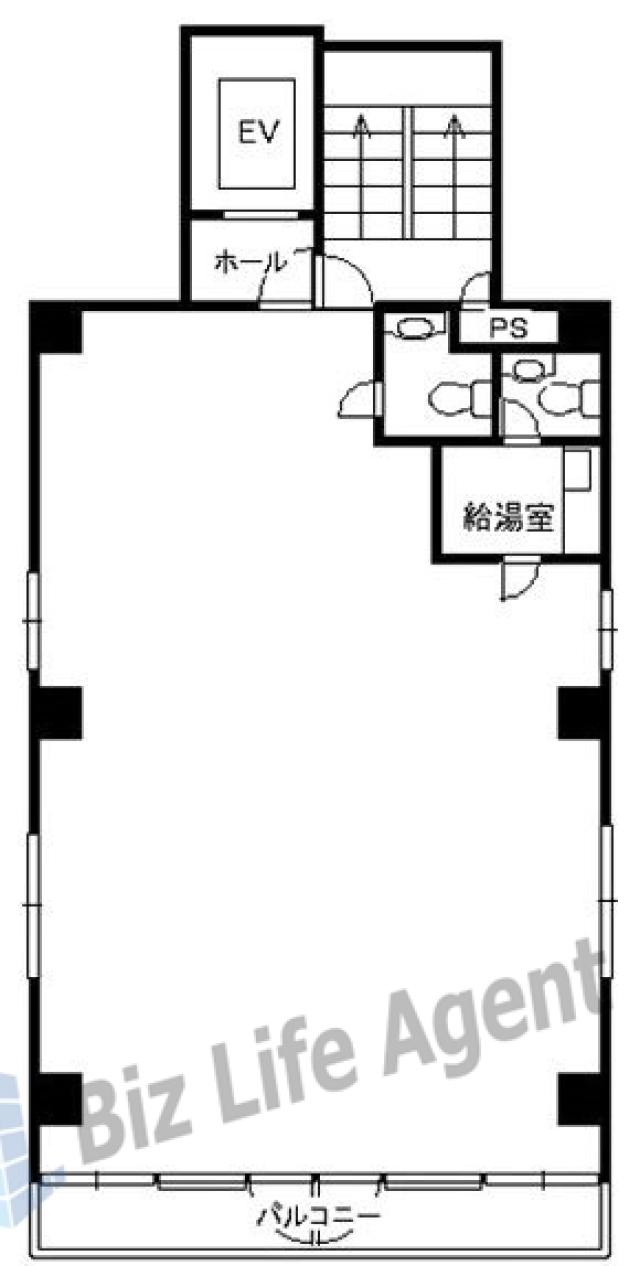 中村屋ビルの平面図
