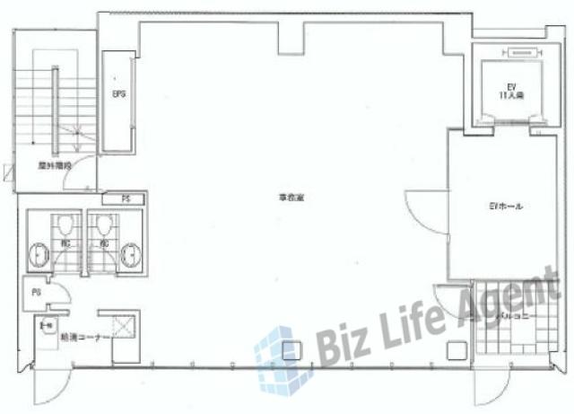 築地シティプラザの平面図