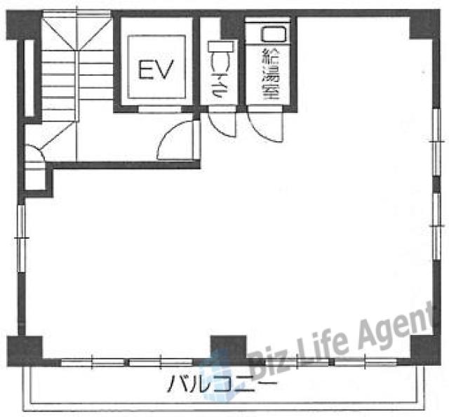 高木ビルの平面図