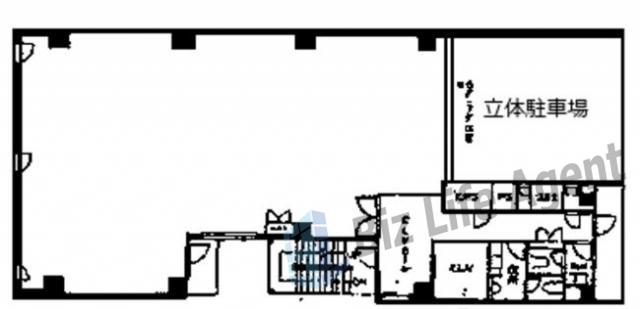 共益ビルの平面図