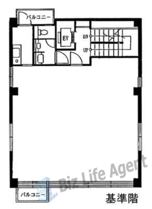 NSビルの平面図
