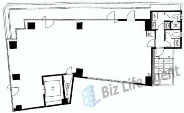 テラアシオス表参道ビルの平面図