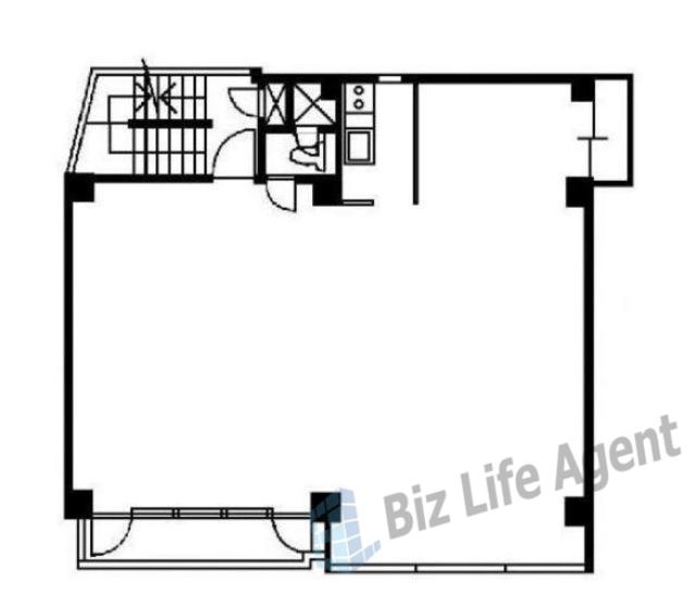 山崎ビルの平面図
