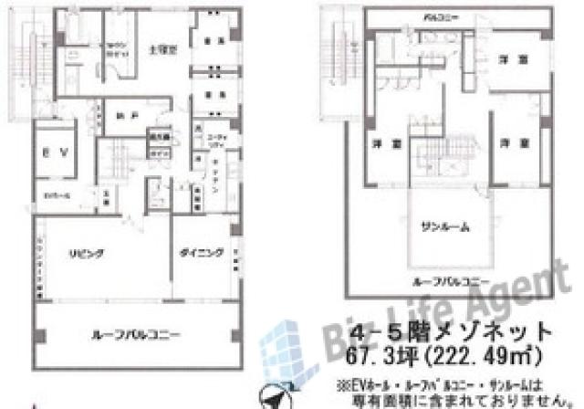 ビラ・エスケービルの平面図