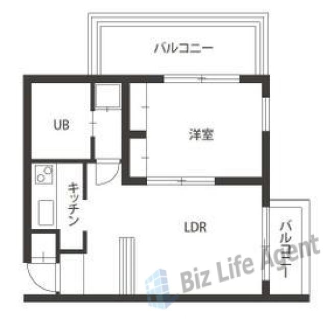 メゾンSAKAEアベニュー三軒茶屋ビルの平面図
