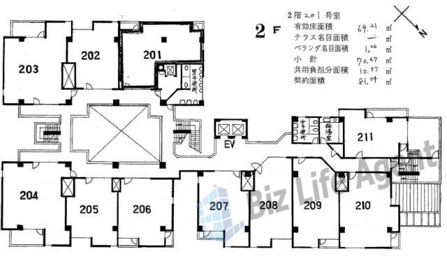 フロムファーストビルの平面図