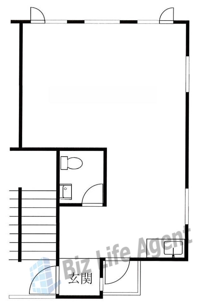 オフィスイワタ第1の平面図
