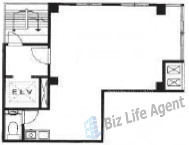 三勇地所ビルの平面図