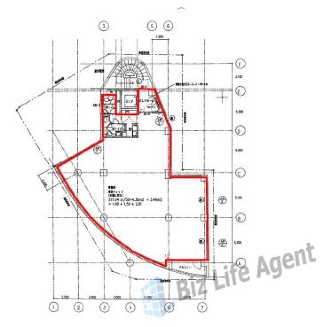 BPRスクエア神宮前Ⅰビルの平面図