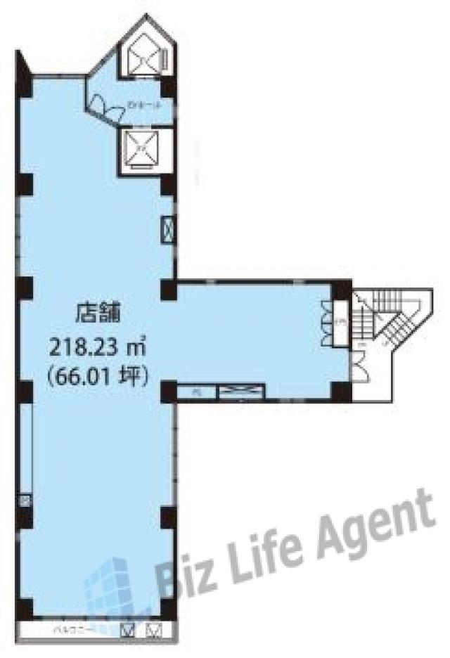 花川ビルの平面図