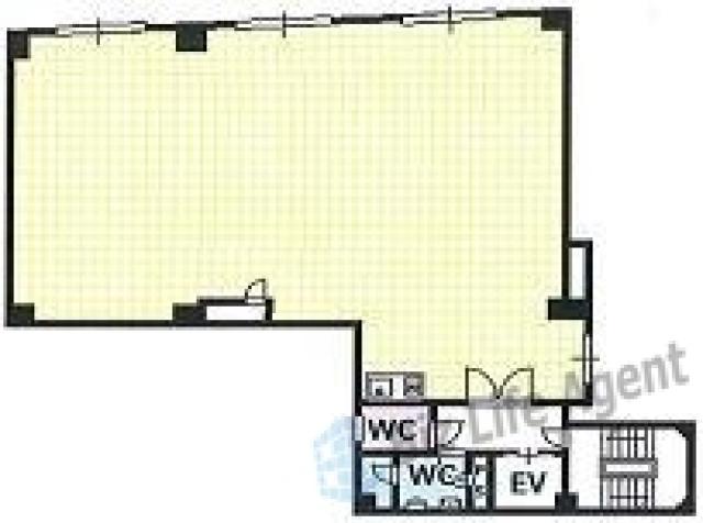 山城ビル(旧つつみビル)の平面図