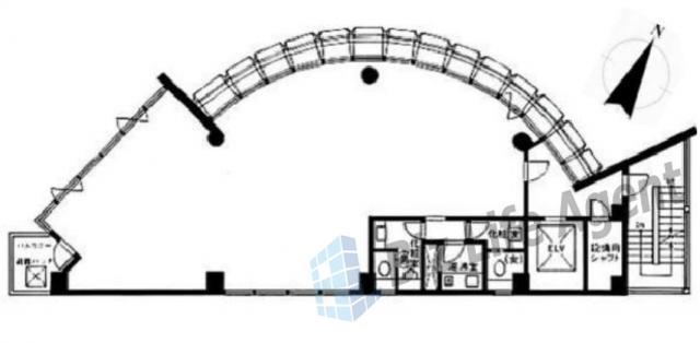 飯田橋リープレックス・ビズビルの平面図