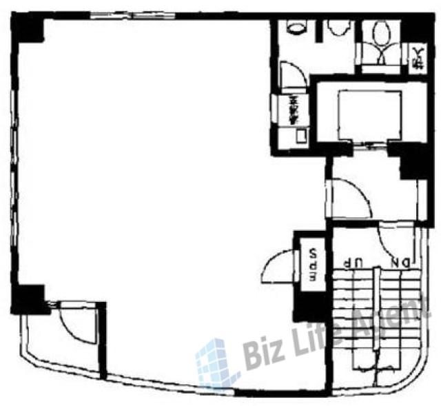 東京ビルの平面図
