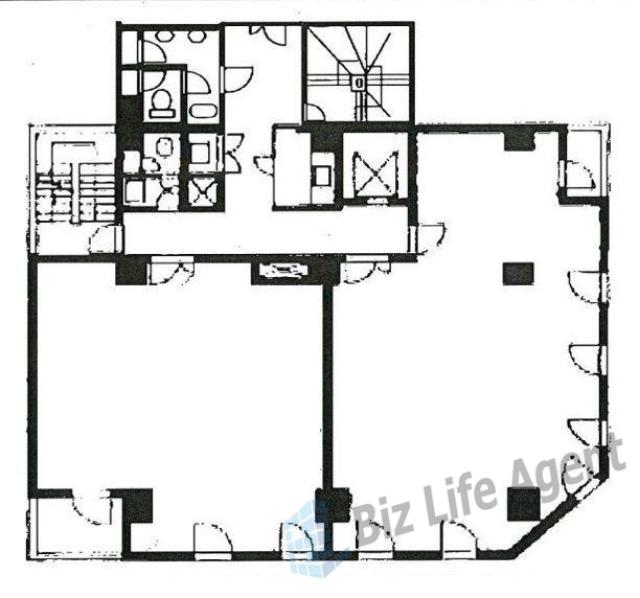 新橋第一ビルの平面図