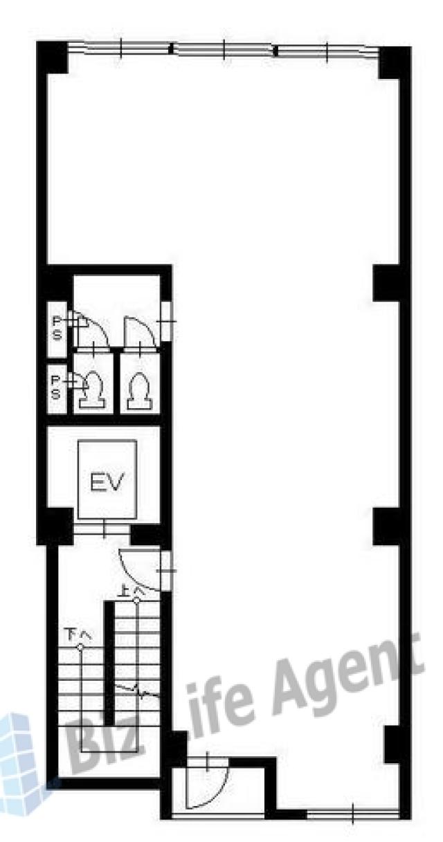 ヤマダビルの平面図