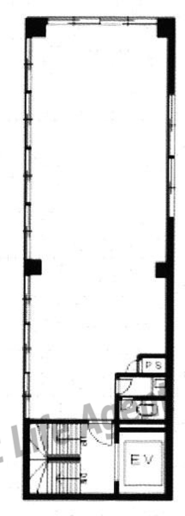 宮川ビルの平面図