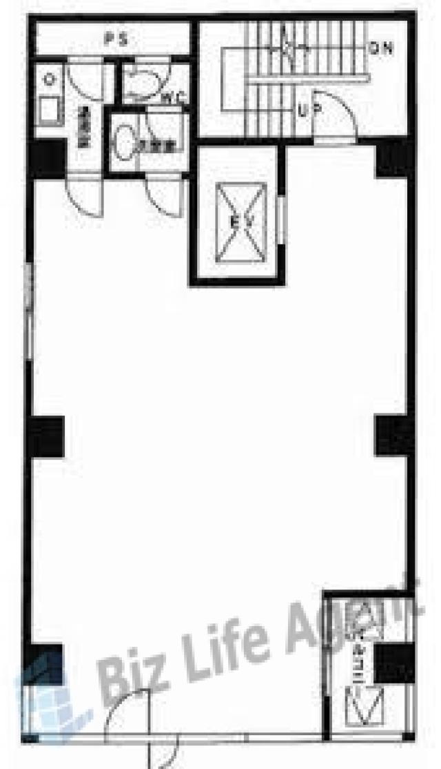 青山但馬屋ビルの平面図