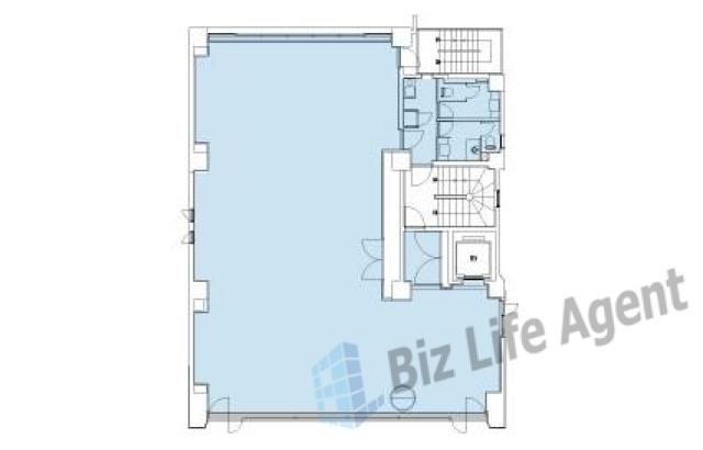 水道橋外堀通ビルの平面図
