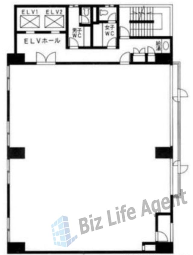 GLORKS水道橋ビルの平面図