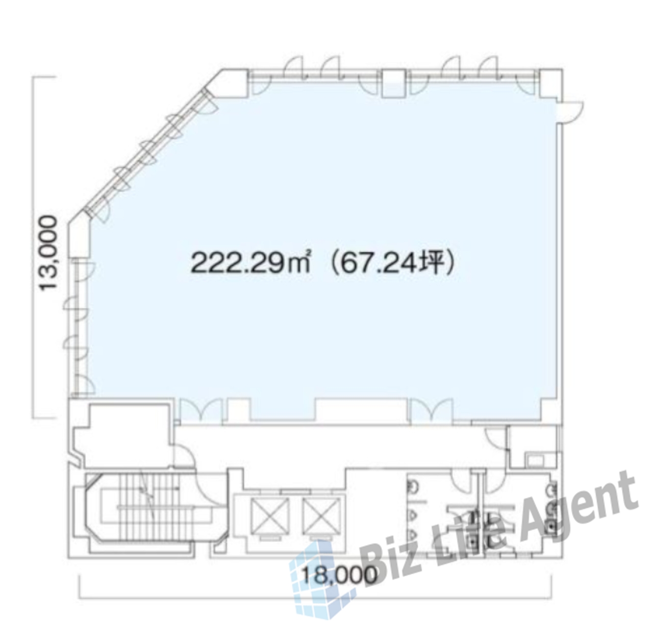 大和証券池袋ビルの平面図