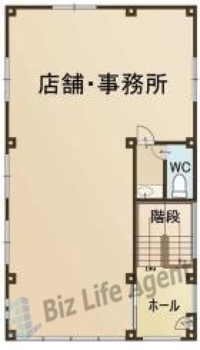 都立家政ビルの平面図