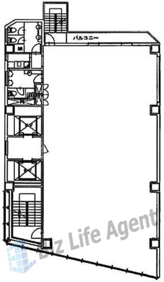ASAX広尾ビルの平面図