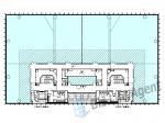 ダイビル本館ビルの平面図